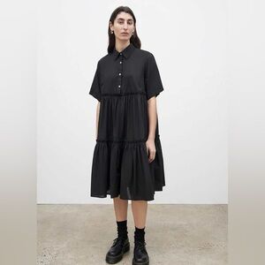 KOWTOW JESSE DRESS BLACK SIZE SMALL